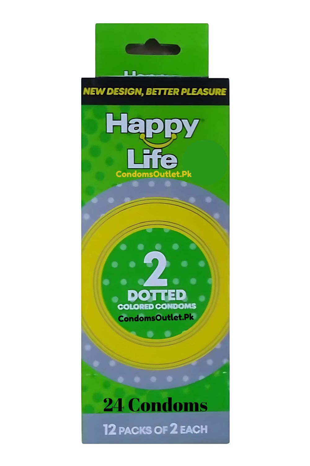 Happy Life Dotted Condoms Dispenser in Islamabad - CondomsOutlet.Pk