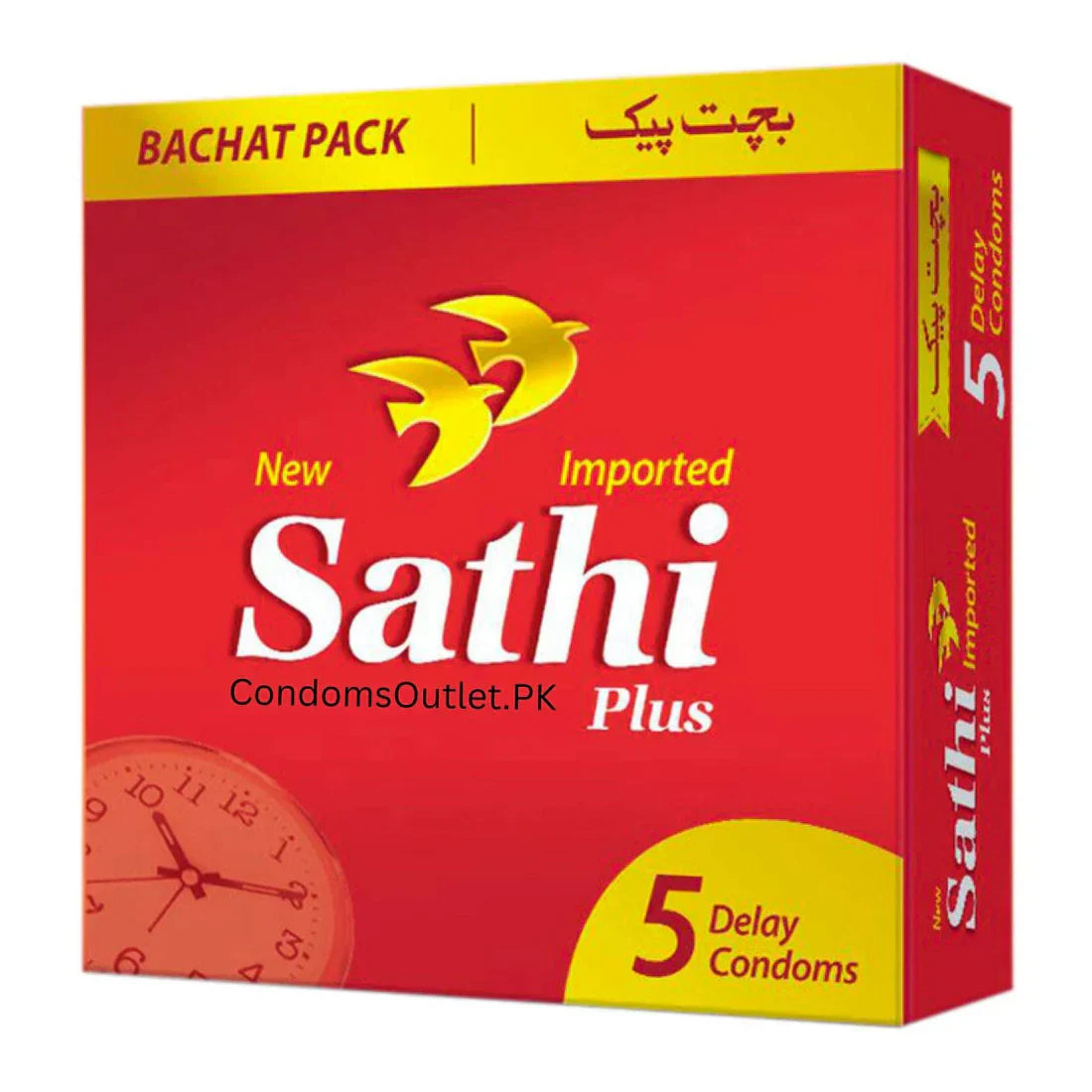 Buy Sathi Plus Delay Condoms 5s in Pakistan – Delay and Delight - CondomsOutlet.Pk
