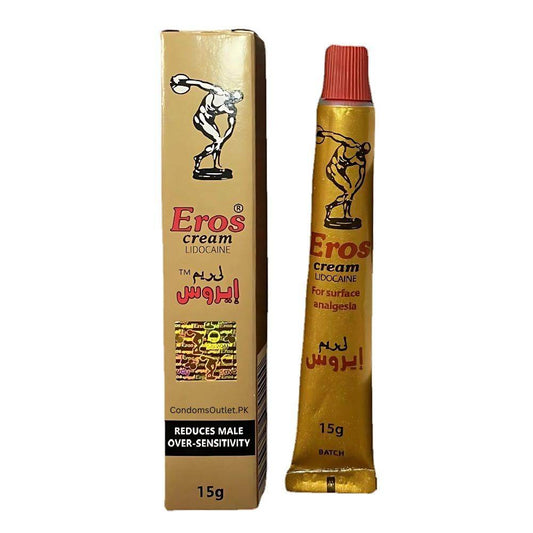 Eros Delay Cream Lidocaine – Last Longer Naturally - CondomsOutlet.Pk