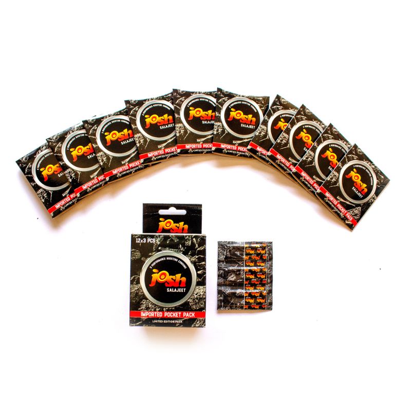 Josh Salajeet Condoms Box – Power and Pleasure in Every Pack - CondomsOutlet.Pk