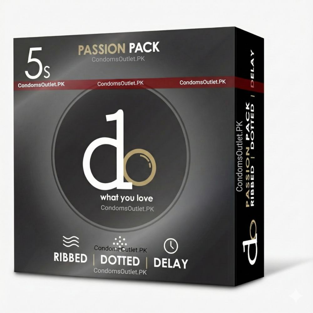 Do 3-in-1 Passion Pack (5 Condoms) | Ribbed, Dotted & Delay