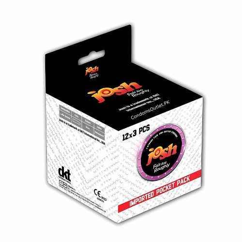 Josh Fair & Roughly Condoms (36 Pack) – Dotted & Ribbed Bulk