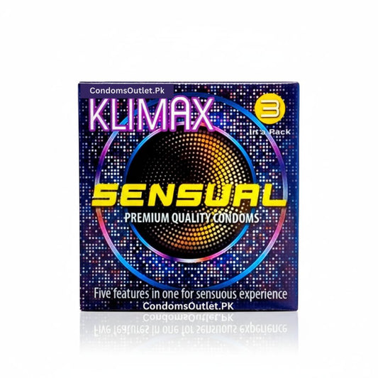 Klimax Sensual Condoms - 3 Pack - 5-in-1 Multi-Sensory Experience