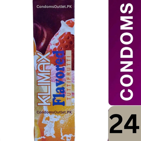 Klimax Tutti Frutti Flavored Condoms - 24 Pack - Erotic Aroma & Sensation