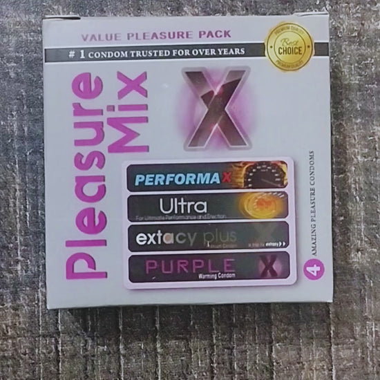 Klimax Pleasure Mix Condoms - 4 Pack - Ultimate 4-in-1 Variety Sampler - Video
