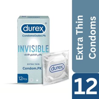 Durex Invisible Extra Thin Condoms 12s