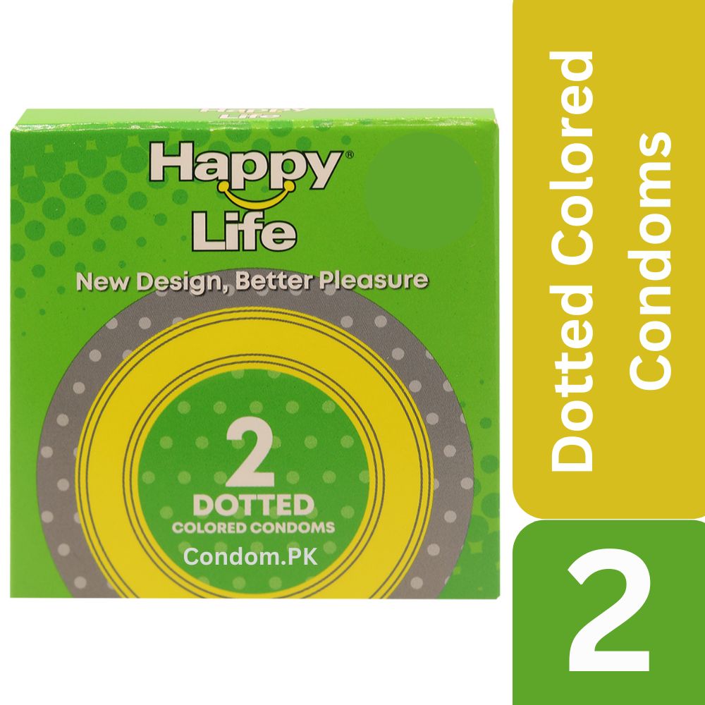 Happy Life Dotted Condoms