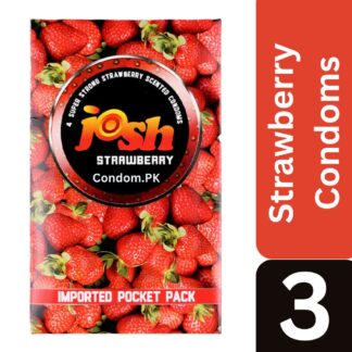 Josh Strawberry Condoms 3s