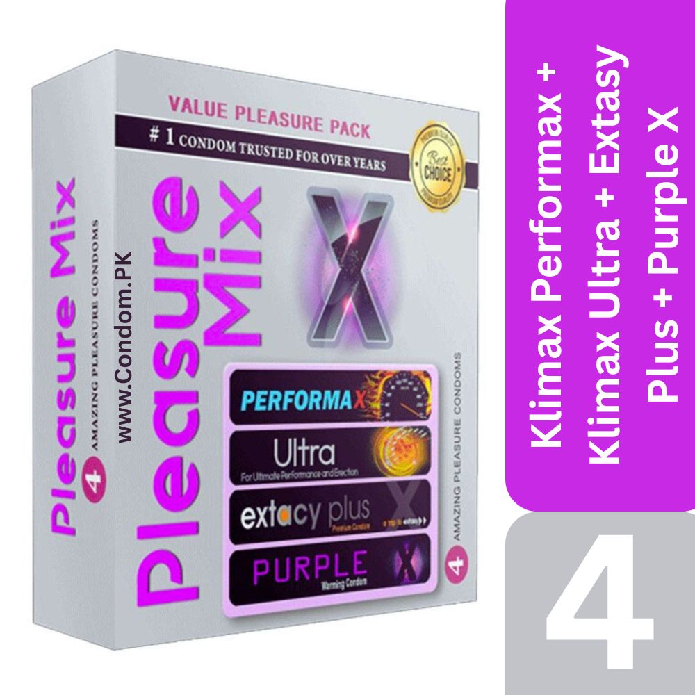 Klimax Pleasure Mix Condoms 4s