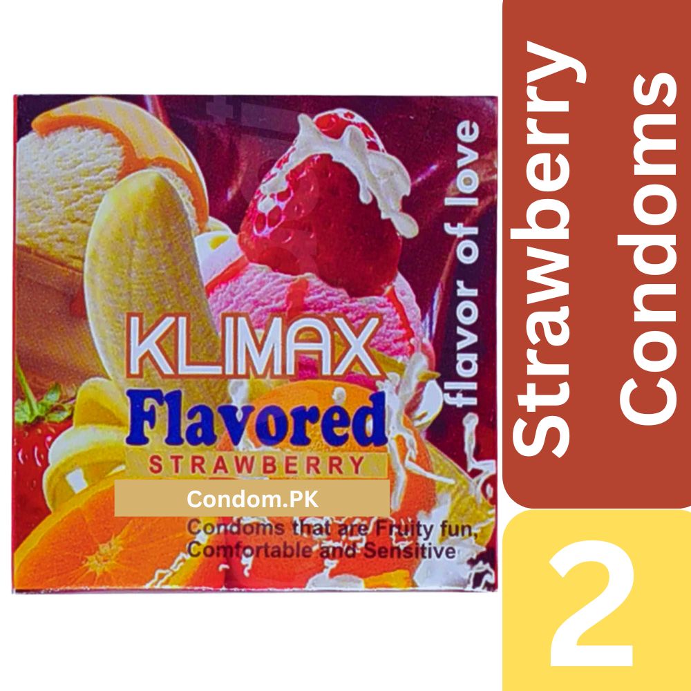Klimax Strawberry Flavored Condoms