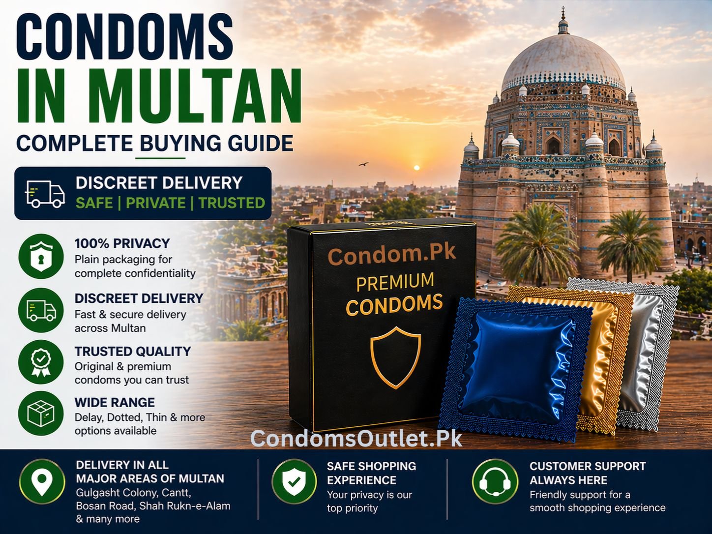 Condoms in Multan – Complete Buying Guide with Discreet Delivery
