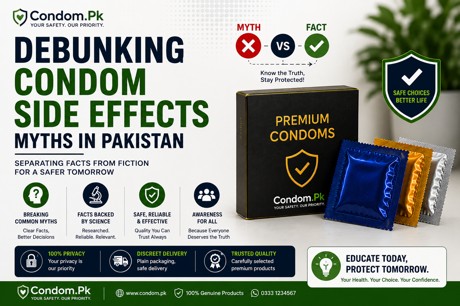 Debunking Condom Side Effects Myths in Pakistan