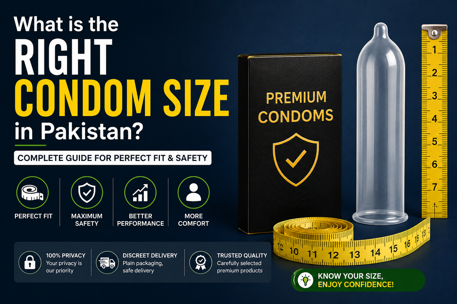 What is the Right Condom Size in Pakistan